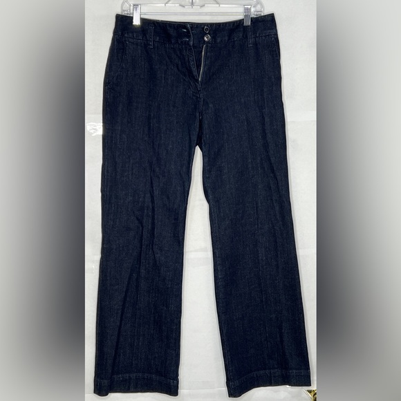 Chico’s Platinum Denim Trouser size 1 - Picture 1 of 5